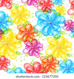 Valentine's day vector background with abstract hearts