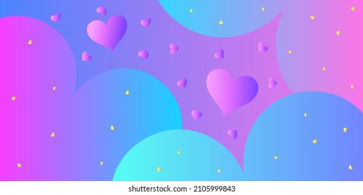 valentine's day vector background, banner