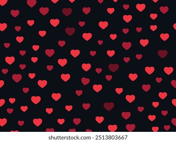 The of a Valentines Day vector background in minimalistic