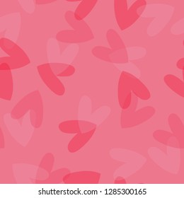 Valentines day vector background. Pink texture