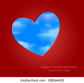 Valentines day, vector banners, background, website