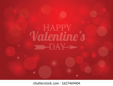 Valentines day vector Beautiful heart card background.