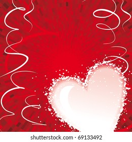 Valentinstag-Vektorkarte