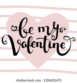 Valentines Day vector card with heart