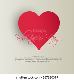 Valentines day vector design 