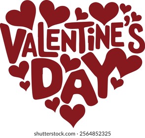 Valentines Day Vector Design Art