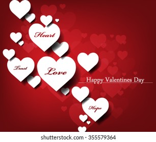 Valentine's Day Vector Design Background