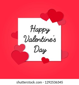 Valentine's day vector design concept