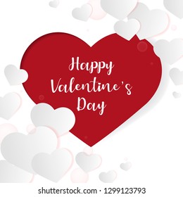 Valentines day vector design concept