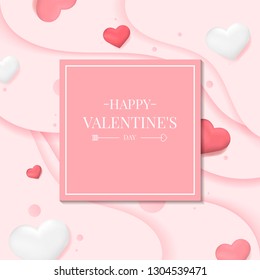 Concepto de diseño vectorial de San Valentín