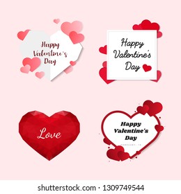 Concepto de diseño vectorial de San Valentín