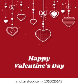Valentines day vector design concept