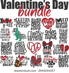 Valentine's Day Vector Designs Bundle