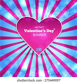 Valentines day. Vector EPS 10 illustration.