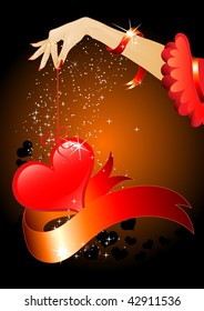 Valentine's day (vector) In the gallery also available jpeg image made from this vector