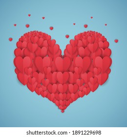 valentine's day vector graphic design, background