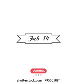 Valentine's Day vector icon