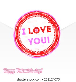 Valentine's day. Vector illustration. 14 fabruary. Easy editorial. 