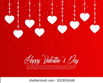 Valentinstag-Vektorillustration