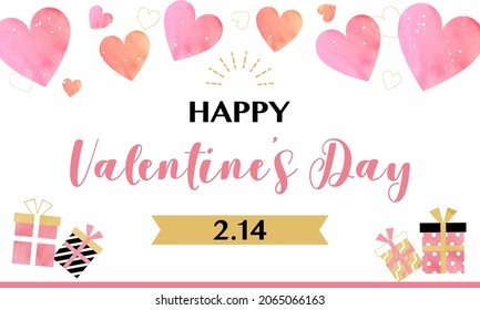 Valentine's day vector illustration background