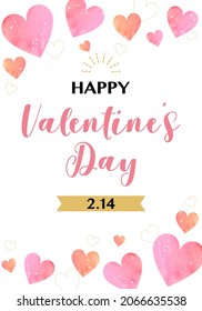 Valentine's day vector illustration background