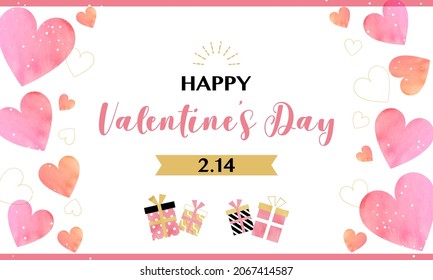 Valentine's day vector illustration background