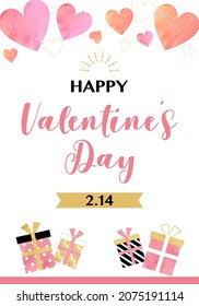 Valentine's day vector illustration background