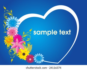 valentines day vector illustration, banner