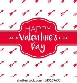 Valentine's Day vector illustration card