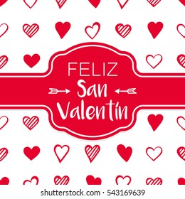 Valentine's Day vector illustration card