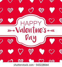 valentine's day vector illustration card