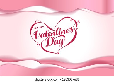 Valentines Day. Vector illustration concept for background, greeting card, website and mobile website banner, social media banner, marketing material.