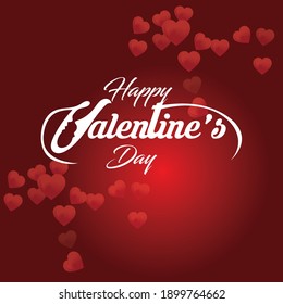 Valentines Day. Vector illustration concept for background, greeting card,  social media banner, marketing material.