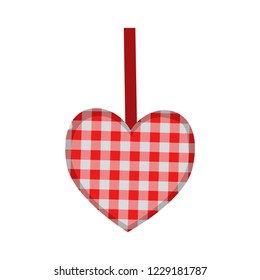 Valentines day. Vector illustration of Valentines day decoration heart. 