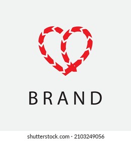 valentines day vector illustration design icon logo template