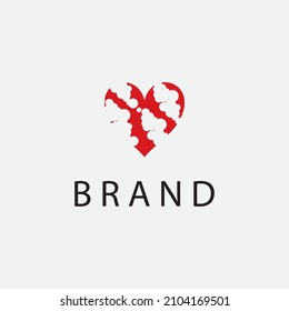valentines day vector illustration design icon logo template