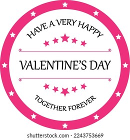 Valentine's day vector illustration design