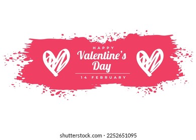 Fondo rosa vector de San Valentín 