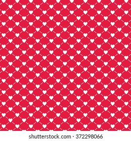 Valentine's day vector red pattern