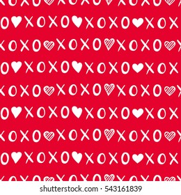 Valentine's Day vector seamless pattern background