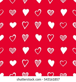 Valentine's Day vector seamless pattern background