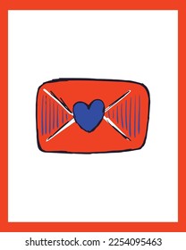 Valentine's Day Vector SVG, Doodle Hearts Illustration, Hearts Vectors, Love Illustration, Pink Hearts, Painted Hearts Illustration, Valentines Day Doodle svg