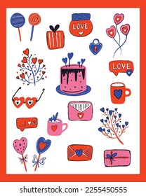Valentine's Day Vector SVG, Doodle Hearts Illustration, Hearts Vectors, Love Illustration, Pink Hearts, Painted Hearts Illustration, Valentines Day Doodle
 svg