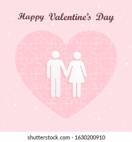 Valentines Day. Vector symbols of love for Happy Valentines Day illustration design.