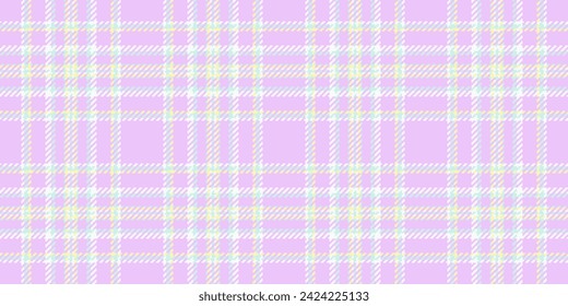 Valentines day vector tartan background, tracery fabric check pattern. Content seamless textile plaid texture in light and white color.