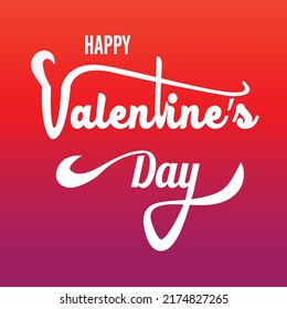 Valentine's Day Vector  with typography of happy valentines day text . Vector illustration. flyers, invitation, Wallpaper.