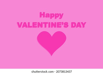 Valentines Day Vintage Lettering Background