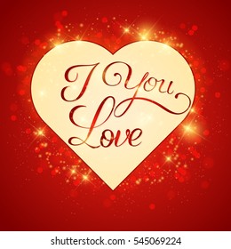 valentines day vintage lettering background