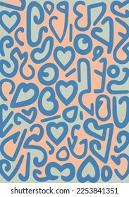 Valentine's Day Wallpapers: Romantic and Artistic Abstract Heart Backgrounds in Pink and Orange	
