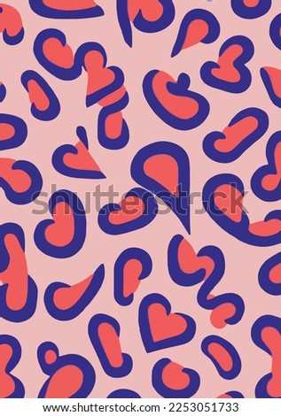 Valentine's Day Wallpapers: Romantic and Artistic Abstract Heart Backgrounds in Pink and Orange